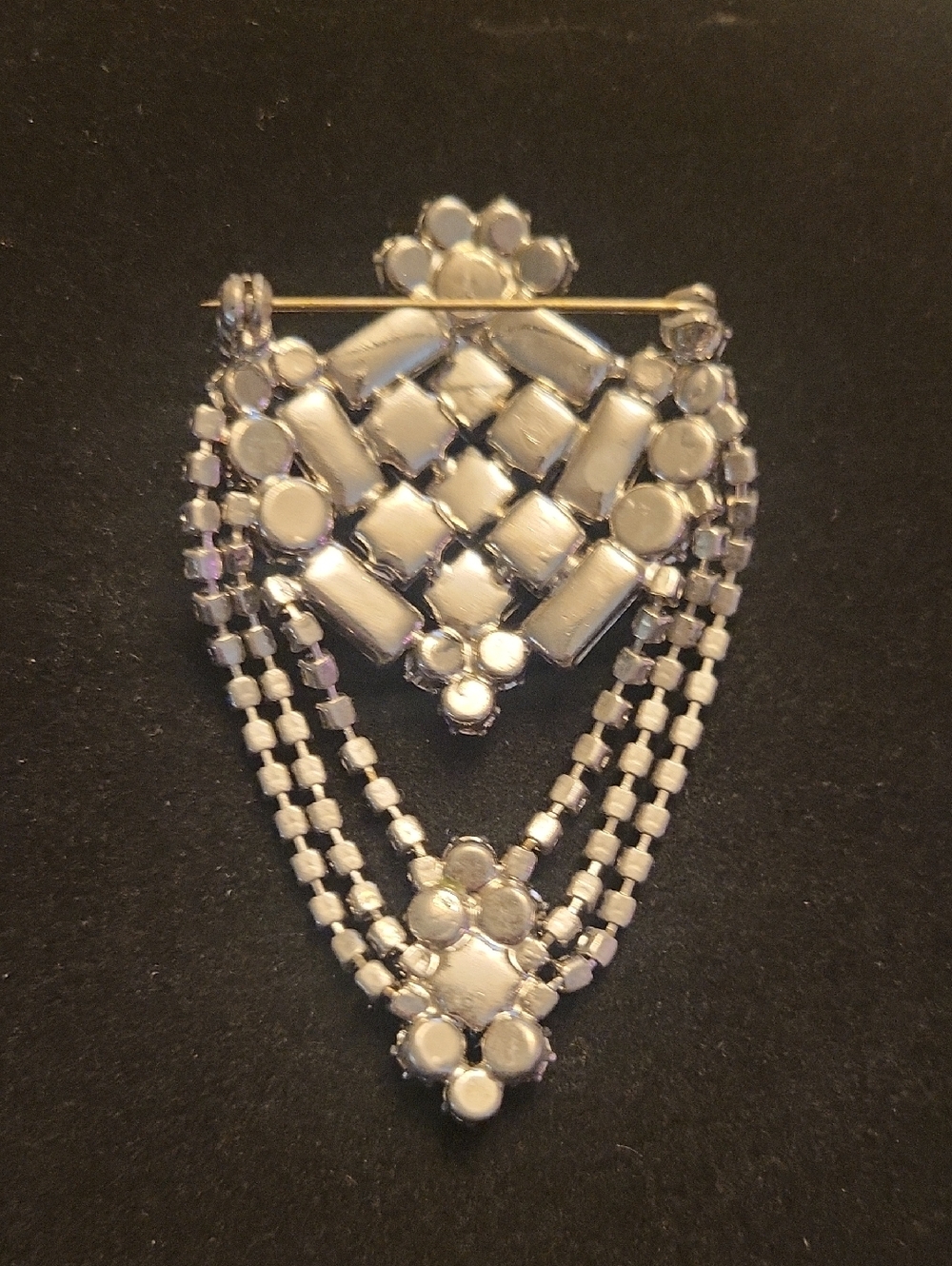 Chandelier Rhinestone Brooch - Picture 6 of 9
